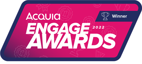 Acquia Engage Awards Winner, Doers: Leader of the Pack, Public Sector 2022